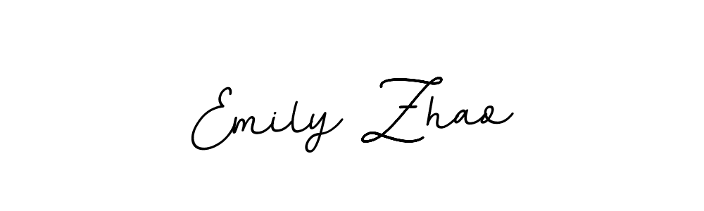 Create a beautiful signature design for name Emily Zhao. With this signature (BallpointsItalic-DORy9) fonts, you can make a handwritten signature for free. Emily Zhao signature style 11 images and pictures png