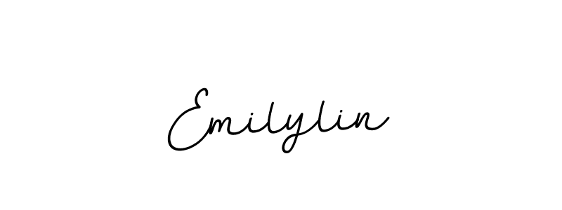 Make a beautiful signature design for name Emilylin. With this signature (BallpointsItalic-DORy9) style, you can create a handwritten signature for free. Emilylin signature style 11 images and pictures png