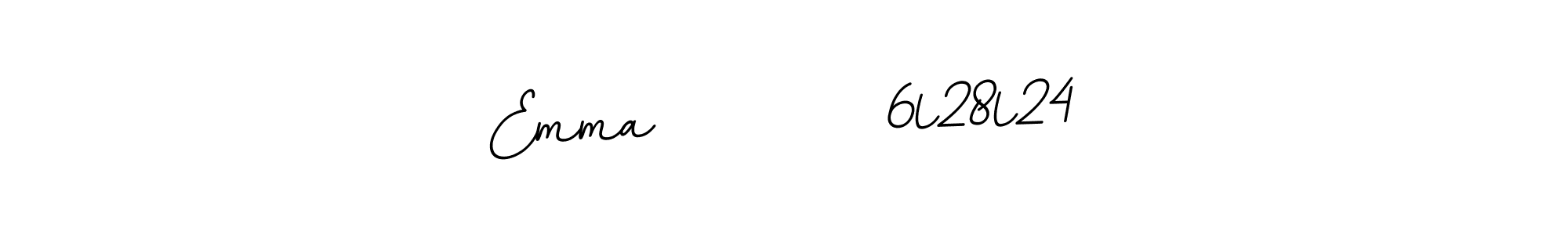 How to make Emma         6l28l24 signature? BallpointsItalic-DORy9 is a professional autograph style. Create handwritten signature for Emma         6l28l24 name. Emma         6l28l24 signature style 11 images and pictures png