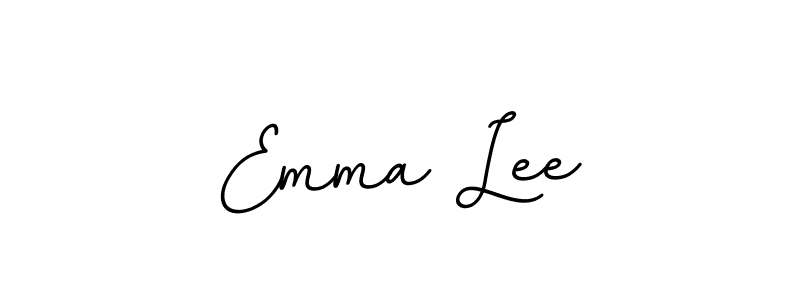 Make a beautiful signature design for name Emma Lee. With this signature (BallpointsItalic-DORy9) style, you can create a handwritten signature for free. Emma Lee signature style 11 images and pictures png