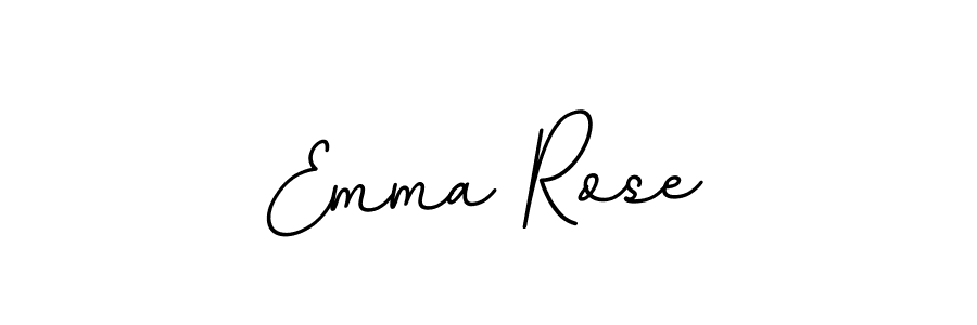 Make a beautiful signature design for name Emma Rose. With this signature (BallpointsItalic-DORy9) style, you can create a handwritten signature for free. Emma Rose signature style 11 images and pictures png