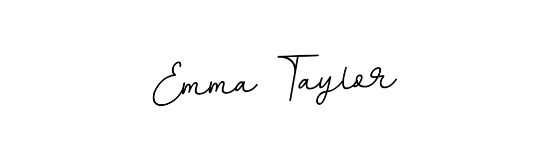 Make a beautiful signature design for name Emma Taylor. With this signature (BallpointsItalic-DORy9) style, you can create a handwritten signature for free. Emma Taylor signature style 11 images and pictures png
