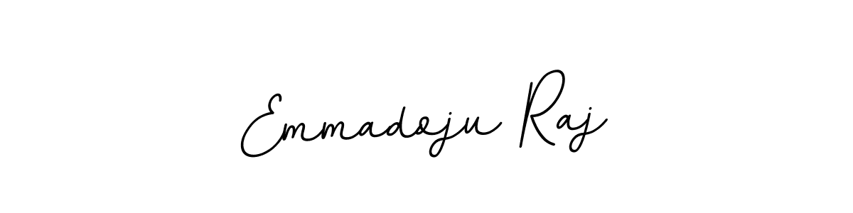 Design your own signature with our free online signature maker. With this signature software, you can create a handwritten (BallpointsItalic-DORy9) signature for name Emmadoju Raj. Emmadoju Raj signature style 11 images and pictures png