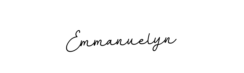 Make a beautiful signature design for name Emmanuelyn. With this signature (BallpointsItalic-DORy9) style, you can create a handwritten signature for free. Emmanuelyn signature style 11 images and pictures png