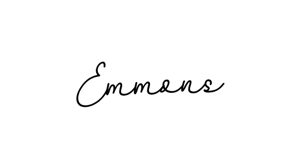 How to make Emmons name signature. Use BallpointsItalic-DORy9 style for creating short signs online. This is the latest handwritten sign. Emmons signature style 11 images and pictures png