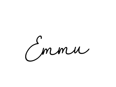 Use a signature maker to create a handwritten signature online. With this signature software, you can design (BallpointsItalic-DORy9) your own signature for name Emmu. Emmu signature style 11 images and pictures png