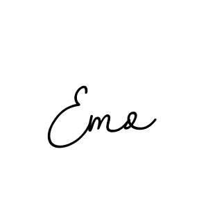 Use a signature maker to create a handwritten signature online. With this signature software, you can design (BallpointsItalic-DORy9) your own signature for name Emo. Emo signature style 11 images and pictures png