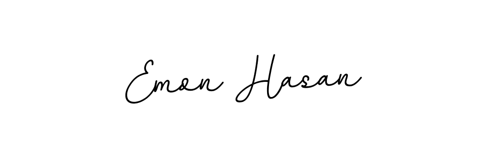 if you are searching for the best signature style for your name Emon Hasan. so please give up your signature search. here we have designed multiple signature styles  using BallpointsItalic-DORy9. Emon Hasan signature style 11 images and pictures png