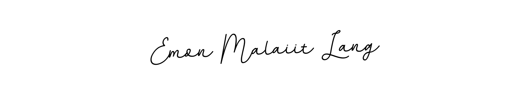 How to Draw Emon Malaiit Lang signature style? BallpointsItalic-DORy9 is a latest design signature styles for name Emon Malaiit Lang. Emon Malaiit Lang signature style 11 images and pictures png