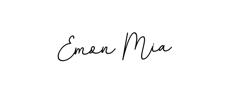 Create a beautiful signature design for name Emon Mia. With this signature (BallpointsItalic-DORy9) fonts, you can make a handwritten signature for free. Emon Mia signature style 11 images and pictures png