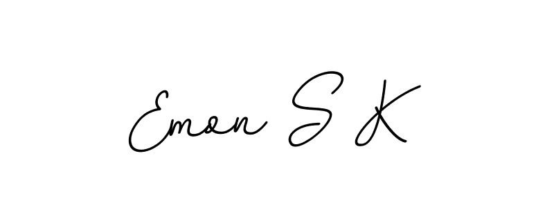 How to make Emon S K signature? BallpointsItalic-DORy9 is a professional autograph style. Create handwritten signature for Emon S K name. Emon S K signature style 11 images and pictures png