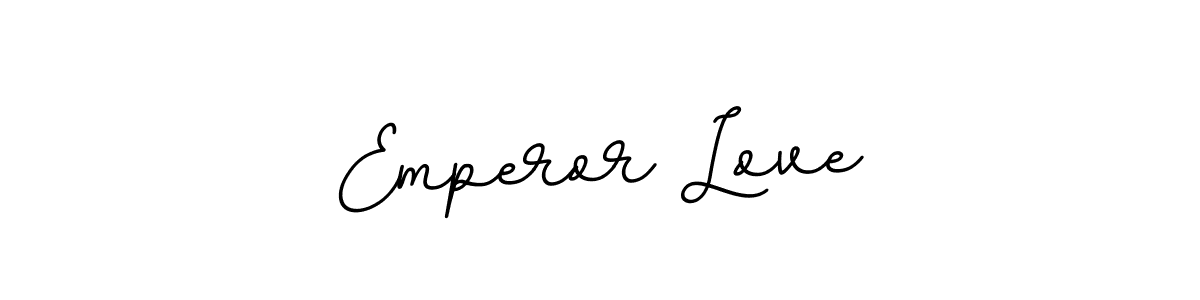 It looks lik you need a new signature style for name Emperor Love. Design unique handwritten (BallpointsItalic-DORy9) signature with our free signature maker in just a few clicks. Emperor Love signature style 11 images and pictures png