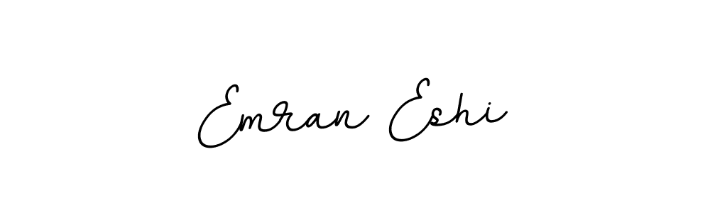 Design your own signature with our free online signature maker. With this signature software, you can create a handwritten (BallpointsItalic-DORy9) signature for name Emran Eshi. Emran Eshi signature style 11 images and pictures png