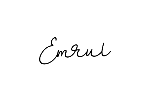 You should practise on your own different ways (BallpointsItalic-DORy9) to write your name (Emrul) in signature. don't let someone else do it for you. Emrul signature style 11 images and pictures png
