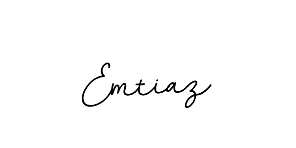 Emtiaz stylish signature style. Best Handwritten Sign (BallpointsItalic-DORy9) for my name. Handwritten Signature Collection Ideas for my name Emtiaz. Emtiaz signature style 11 images and pictures png