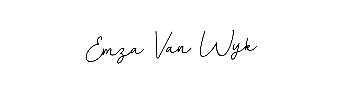 You should practise on your own different ways (BallpointsItalic-DORy9) to write your name (Emza Van Wyk) in signature. don't let someone else do it for you. Emza Van Wyk signature style 11 images and pictures png