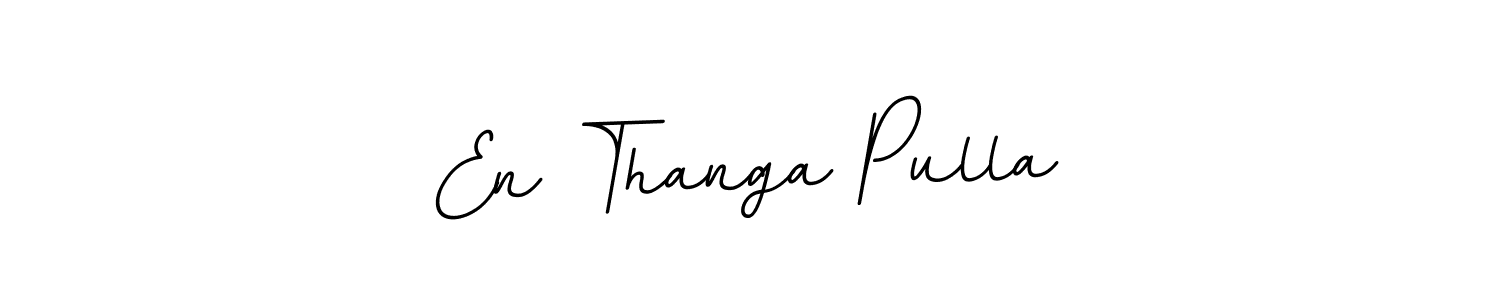 Create a beautiful signature design for name En Thanga Pulla. With this signature (BallpointsItalic-DORy9) fonts, you can make a handwritten signature for free. En Thanga Pulla signature style 11 images and pictures png