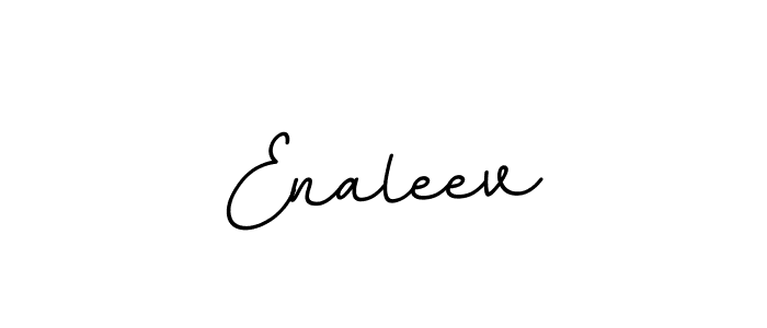 Make a beautiful signature design for name Enaleev. With this signature (BallpointsItalic-DORy9) style, you can create a handwritten signature for free. Enaleev signature style 11 images and pictures png