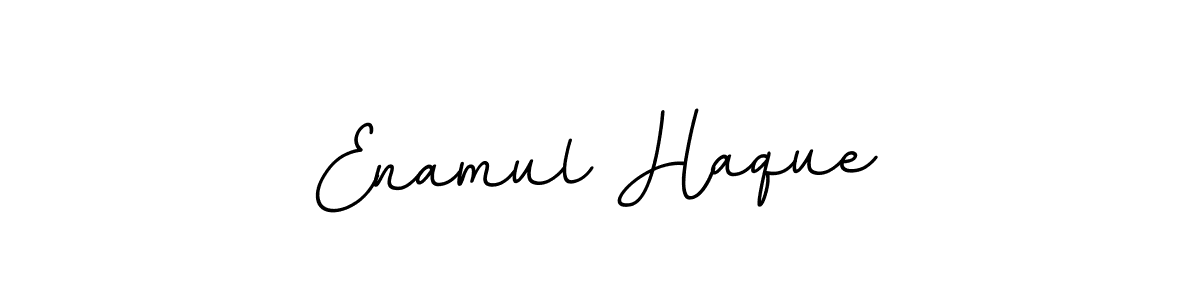 How to make Enamul Haque name signature. Use BallpointsItalic-DORy9 style for creating short signs online. This is the latest handwritten sign. Enamul Haque signature style 11 images and pictures png