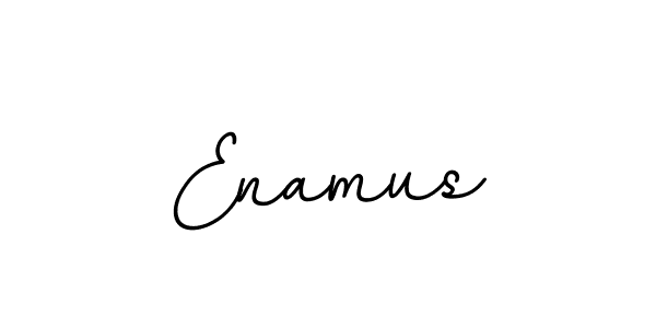 Create a beautiful signature design for name Enamus. With this signature (BallpointsItalic-DORy9) fonts, you can make a handwritten signature for free. Enamus signature style 11 images and pictures png