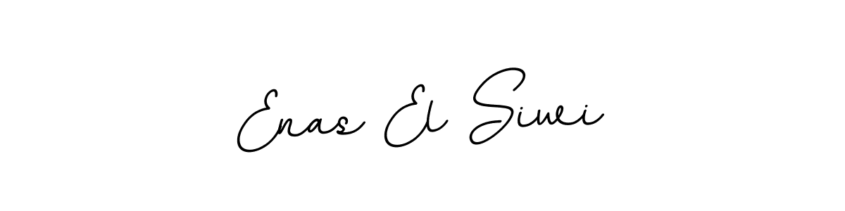 Make a beautiful signature design for name Enas El Siwi. With this signature (BallpointsItalic-DORy9) style, you can create a handwritten signature for free. Enas El Siwi signature style 11 images and pictures png