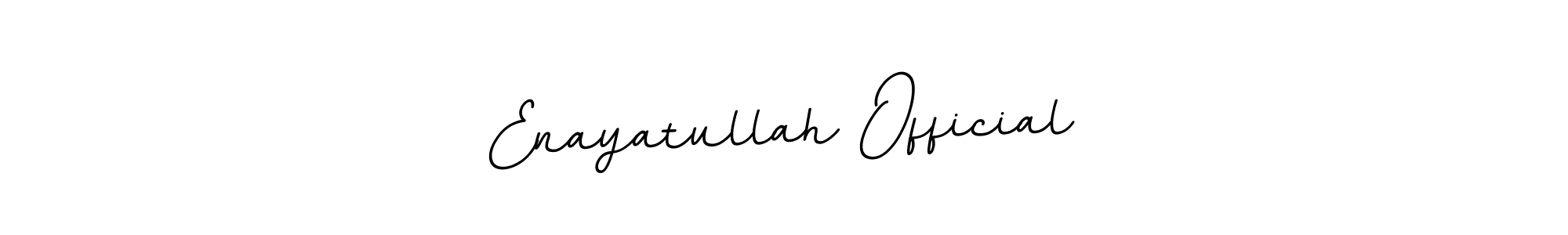Enayatullah Official stylish signature style. Best Handwritten Sign (BallpointsItalic-DORy9) for my name. Handwritten Signature Collection Ideas for my name Enayatullah Official. Enayatullah Official signature style 11 images and pictures png