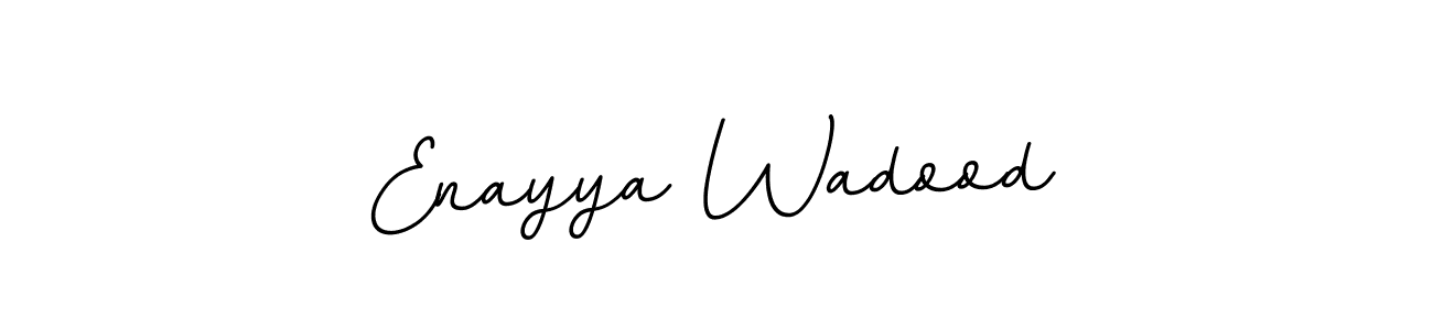 Design your own signature with our free online signature maker. With this signature software, you can create a handwritten (BallpointsItalic-DORy9) signature for name Enayya Wadood. Enayya Wadood signature style 11 images and pictures png