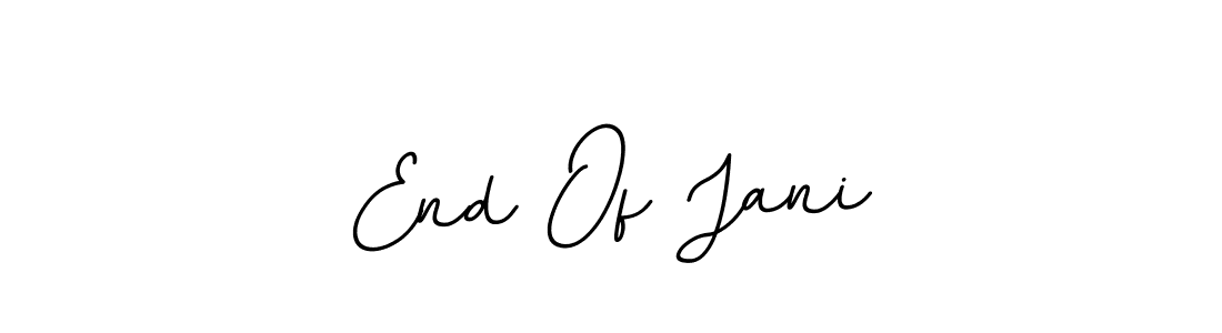How to make End Of Jani signature? BallpointsItalic-DORy9 is a professional autograph style. Create handwritten signature for End Of Jani name. End Of Jani signature style 11 images and pictures png