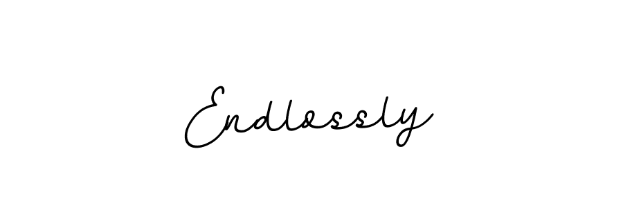 Also we have Endlossly name is the best signature style. Create professional handwritten signature collection using BallpointsItalic-DORy9 autograph style. Endlossly signature style 11 images and pictures png