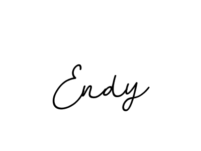 Use a signature maker to create a handwritten signature online. With this signature software, you can design (BallpointsItalic-DORy9) your own signature for name Endy. Endy signature style 11 images and pictures png