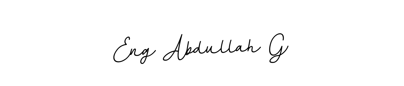 if you are searching for the best signature style for your name Eng Abdullah G. so please give up your signature search. here we have designed multiple signature styles  using BallpointsItalic-DORy9. Eng Abdullah G signature style 11 images and pictures png