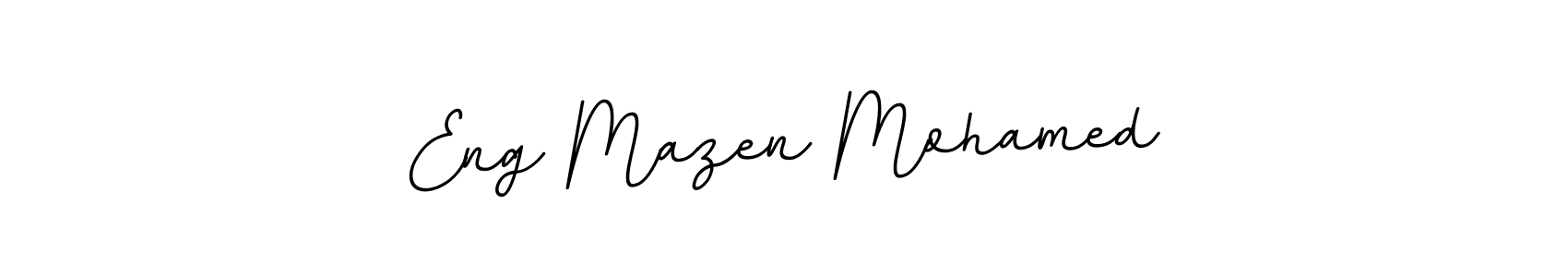 if you are searching for the best signature style for your name Eng Mazen Mohamed. so please give up your signature search. here we have designed multiple signature styles  using BallpointsItalic-DORy9. Eng Mazen Mohamed signature style 11 images and pictures png