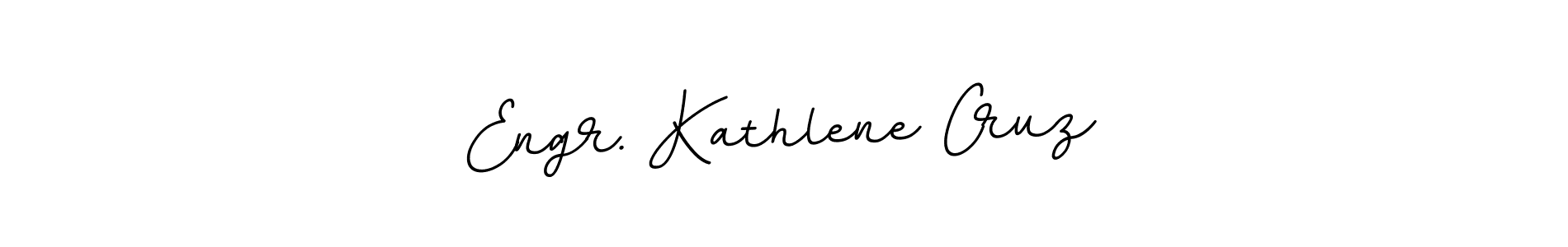 Create a beautiful signature design for name Engr. Kathlene Cruz. With this signature (BallpointsItalic-DORy9) fonts, you can make a handwritten signature for free. Engr. Kathlene Cruz signature style 11 images and pictures png