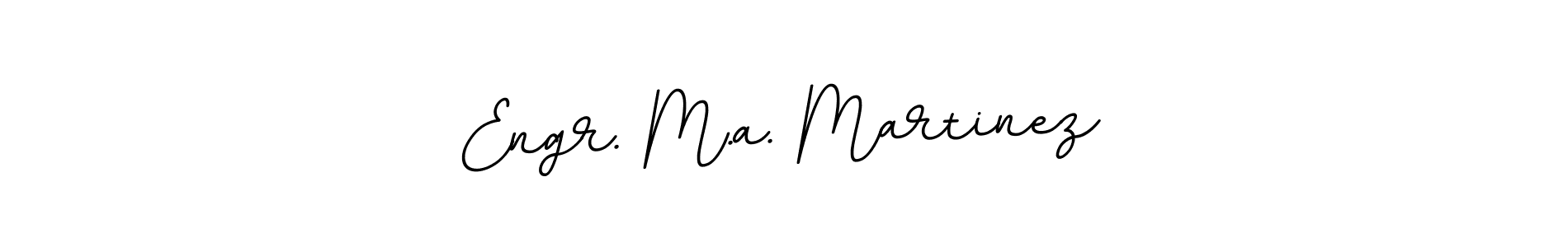 Make a beautiful signature design for name Engr. M.a. Martinez. With this signature (BallpointsItalic-DORy9) style, you can create a handwritten signature for free. Engr. M.a. Martinez signature style 11 images and pictures png