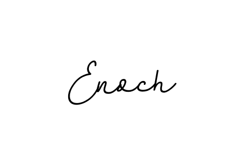 Create a beautiful signature design for name Enoch. With this signature (BallpointsItalic-DORy9) fonts, you can make a handwritten signature for free. Enoch signature style 11 images and pictures png