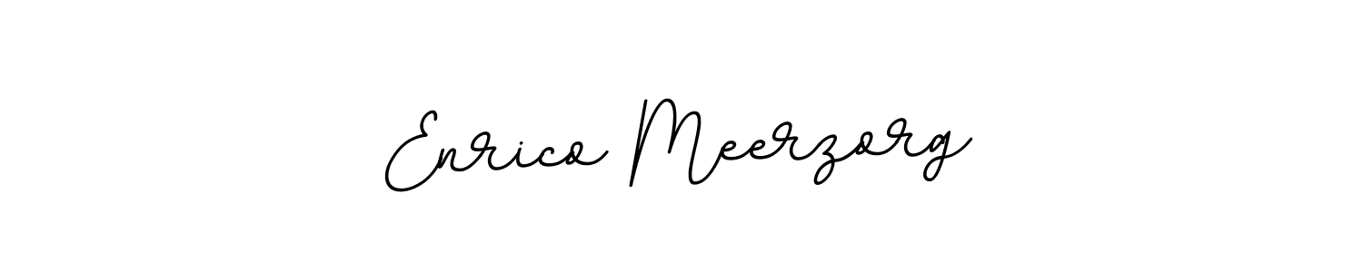 Create a beautiful signature design for name Enrico Meerzorg. With this signature (BallpointsItalic-DORy9) fonts, you can make a handwritten signature for free. Enrico Meerzorg signature style 11 images and pictures png