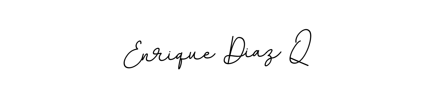 Make a beautiful signature design for name Enrique Diaz Q. With this signature (BallpointsItalic-DORy9) style, you can create a handwritten signature for free. Enrique Diaz Q signature style 11 images and pictures png