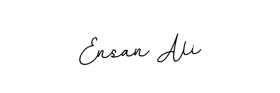Design your own signature with our free online signature maker. With this signature software, you can create a handwritten (BallpointsItalic-DORy9) signature for name Ensan Ali. Ensan Ali signature style 11 images and pictures png
