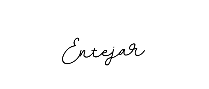 How to make Entejar name signature. Use BallpointsItalic-DORy9 style for creating short signs online. This is the latest handwritten sign. Entejar signature style 11 images and pictures png