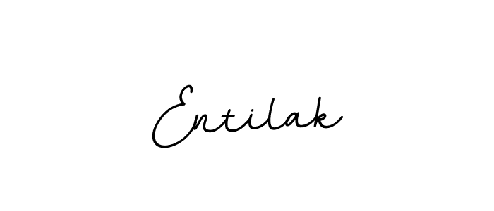 The best way (BallpointsItalic-DORy9) to make a short signature is to pick only two or three words in your name. The name Entilak include a total of six letters. For converting this name. Entilak signature style 11 images and pictures png