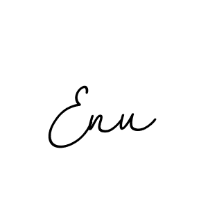 Make a beautiful signature design for name Enu. With this signature (BallpointsItalic-DORy9) style, you can create a handwritten signature for free. Enu signature style 11 images and pictures png