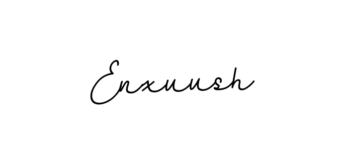 Make a beautiful signature design for name Enxuush. With this signature (BallpointsItalic-DORy9) style, you can create a handwritten signature for free. Enxuush signature style 11 images and pictures png