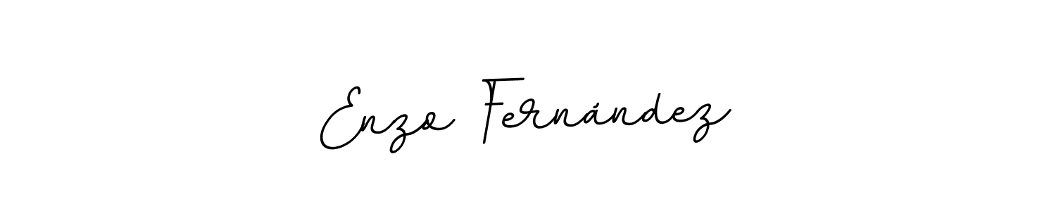 How to make Enzo Fernández name signature. Use BallpointsItalic-DORy9 style for creating short signs online. This is the latest handwritten sign. Enzo Fernández signature style 11 images and pictures png