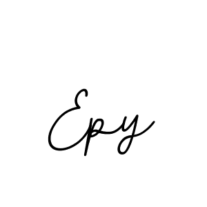 Design your own signature with our free online signature maker. With this signature software, you can create a handwritten (BallpointsItalic-DORy9) signature for name Epy. Epy signature style 11 images and pictures png