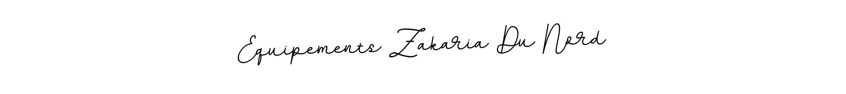 Design your own signature with our free online signature maker. With this signature software, you can create a handwritten (BallpointsItalic-DORy9) signature for name Equipements Zakaria Du Nord. Equipements Zakaria Du Nord signature style 11 images and pictures png