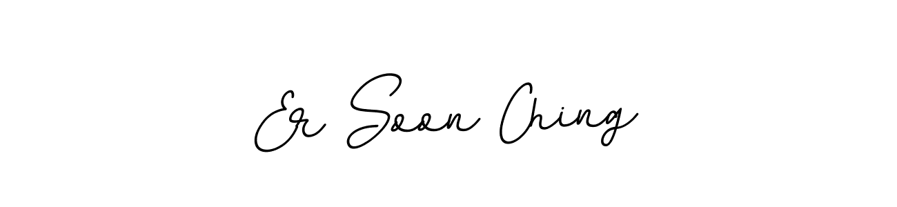 Use a signature maker to create a handwritten signature online. With this signature software, you can design (BallpointsItalic-DORy9) your own signature for name Er Soon Ching. Er Soon Ching signature style 11 images and pictures png