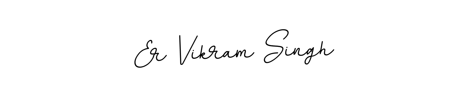 Make a beautiful signature design for name Er Vikram Singh. With this signature (BallpointsItalic-DORy9) style, you can create a handwritten signature for free. Er Vikram Singh signature style 11 images and pictures png