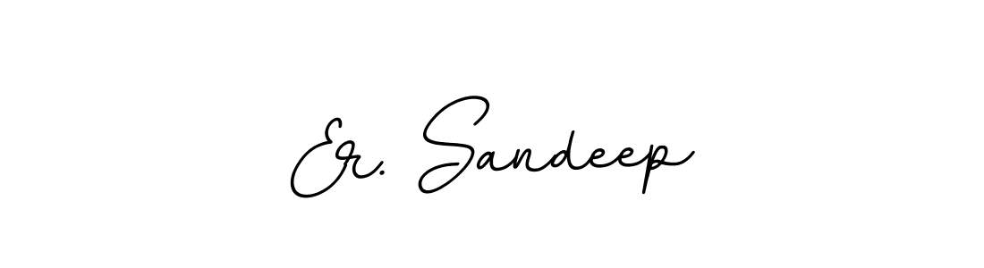 Use a signature maker to create a handwritten signature online. With this signature software, you can design (BallpointsItalic-DORy9) your own signature for name Er. Sandeep. Er. Sandeep signature style 11 images and pictures png