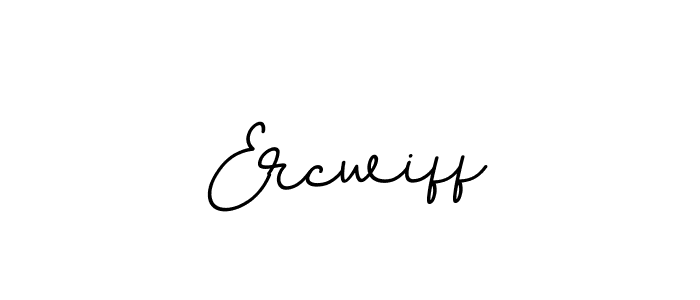 Use a signature maker to create a handwritten signature online. With this signature software, you can design (BallpointsItalic-DORy9) your own signature for name Ercwiff. Ercwiff signature style 11 images and pictures png