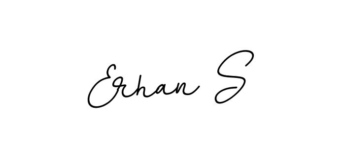 How to make Erhan S name signature. Use BallpointsItalic-DORy9 style for creating short signs online. This is the latest handwritten sign. Erhan S signature style 11 images and pictures png